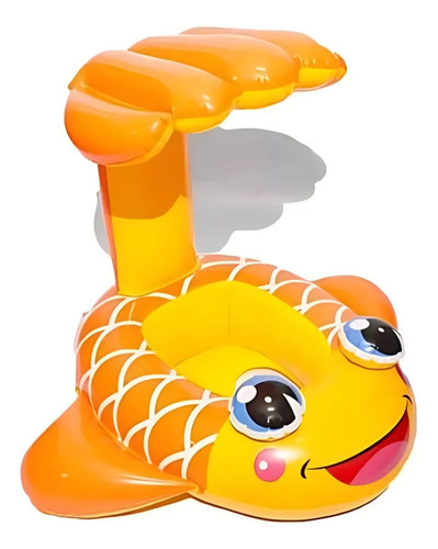 Flotador Para Piscina Inflable Con Quitasol Niño Verano