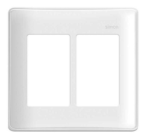 Placa 4x4 6 Postos Branco Com Suporte Simon 19