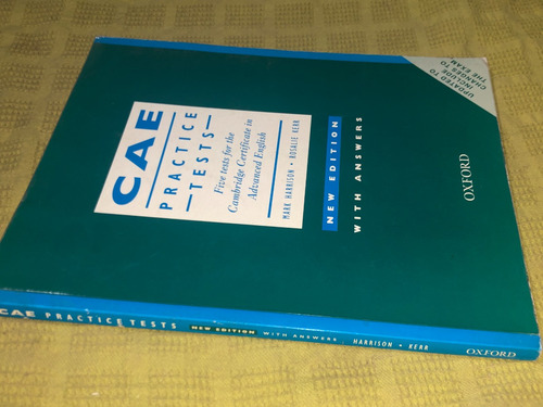Cae Practice Tests New Edition With Answers - Oxford (Usado)