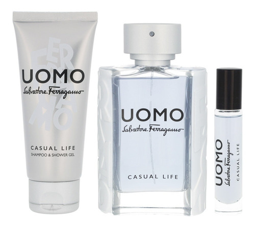 Perfume Hombre Salvatore Ferragamo Uomo Casual Life Edt Set