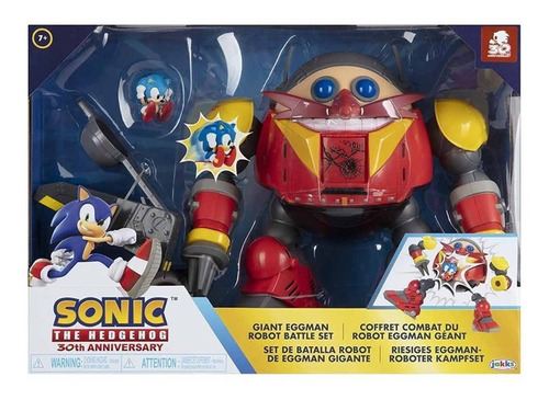 Figura Sonic Playset The Hedgehog Giant Egg Man Muñecos 