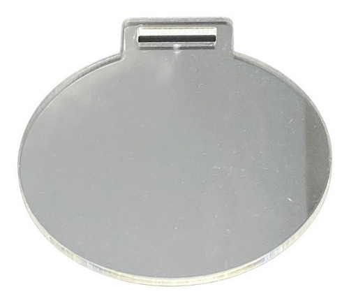 Medalla Acrilico Transparente 6cm 100pz 3mm Cristal 