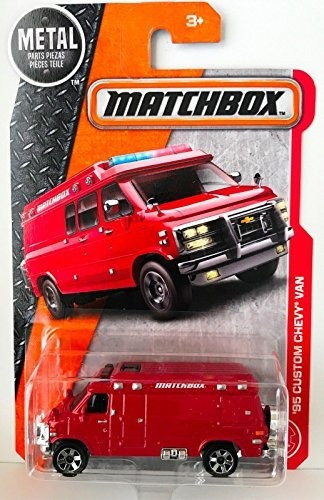 Matchbox Custom Chevy Van 87/125, Rojo