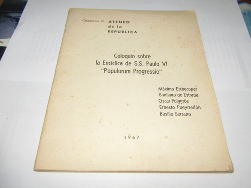 Coloquio Sobre La Encíclica De S.s Paulo Vi (...) - 2536
