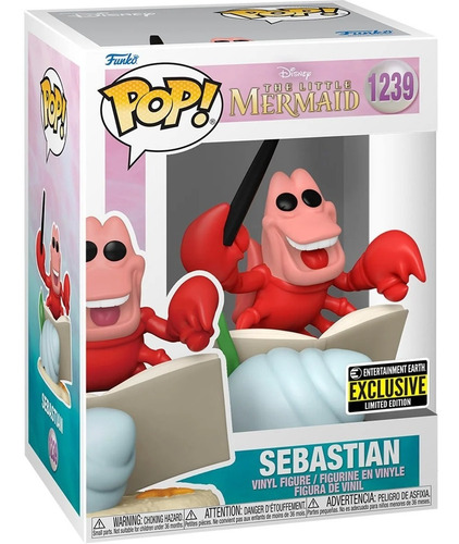 Funko Pop Disney La Sirenita Sebastian Ee Exclusive