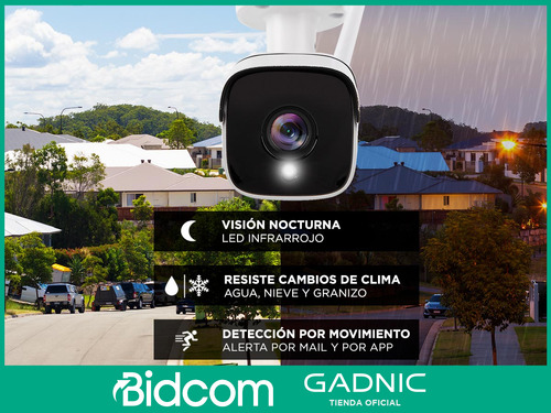 Camara De Seguridad Ip P2p Hd Wifi Vision Nocturna Exterior