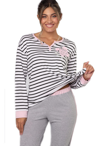 Pijama Para Mujer Invierno So Brave De So Pink 11702