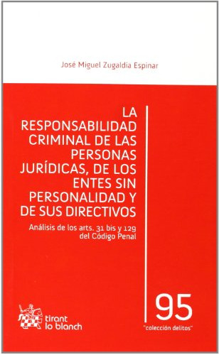 Libro La Responsabilidad Criminal De Las Personas Jurídicas,