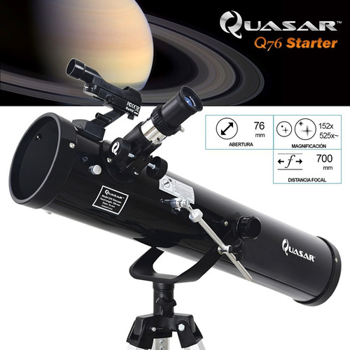 Imagen 2 de 10 de Telescopio Quasar Q76 Cámara Usb Láser Verde 525x
