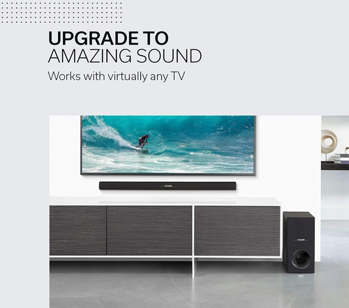Imagen 5 de 10 de Parlante Para Tv Led Aiwa 2.1 Con Subwoofer Inalambrico