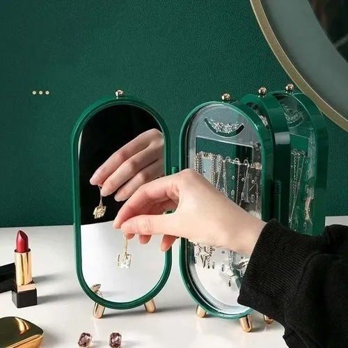 Imagen 2 de 10 de Organizador De Aros Anillos Joyero Plegable Portatil Premium