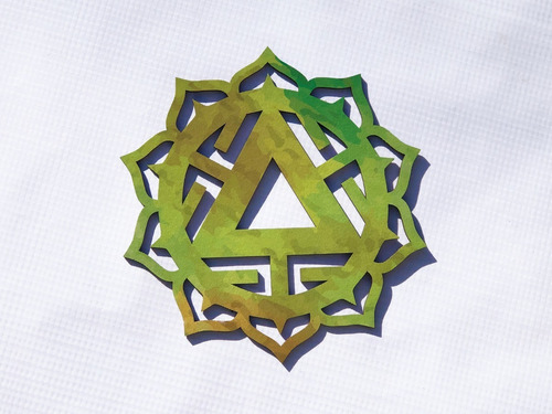 Imagen 6 de 10 de 7 Chakras Reiki De 10 Cm X 10 Cm Mdf 3mm Mandalas