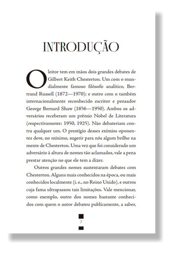 Contra O Estado: Debates De G. K. Chesterton Contra Bertrand Russell E George Bernard Shaw, De G. K. Chesterton. Editorial Editora Senso Comum, Tapa Mole, Edición 1 En Português, 2024