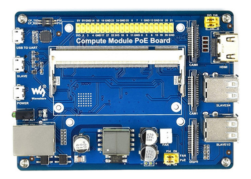 Placa De Expansión Waveshare Para Cm3/3lite Para Ampliar Una