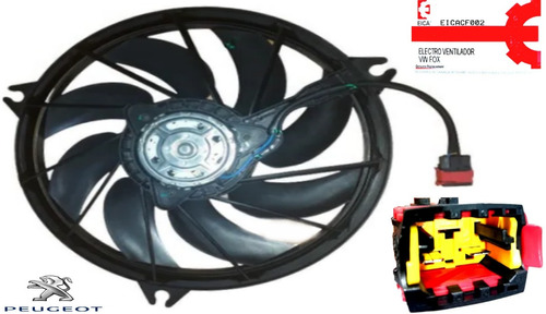 Electroventilador Peugeot Partner 206 207 1.6 Citroen C3 1.6