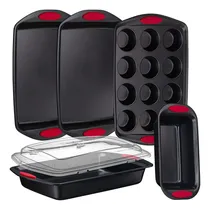 Comprar Juego De 6 Sartenes Para Hornear Antiadherente Nutrichef