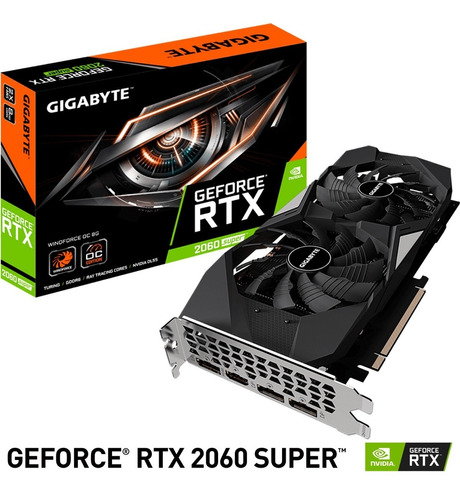 Tarjeta De Video Rtx 2060 Super Windforce Oc 8g Gigabyte Dr6