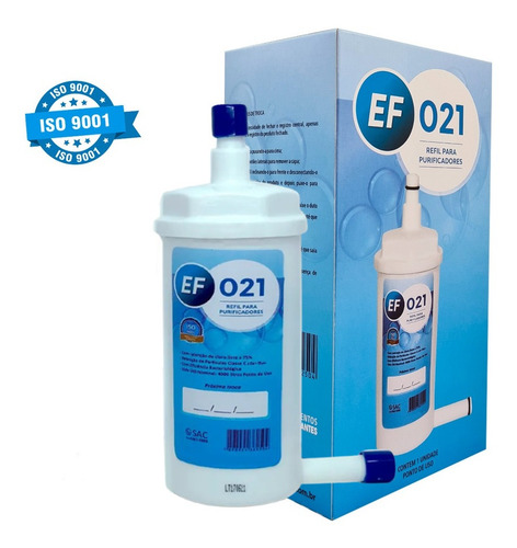 Imagem 3 de 5 de Kit 02 Refil Compatível Purificador Água Giovale Lorenzetti