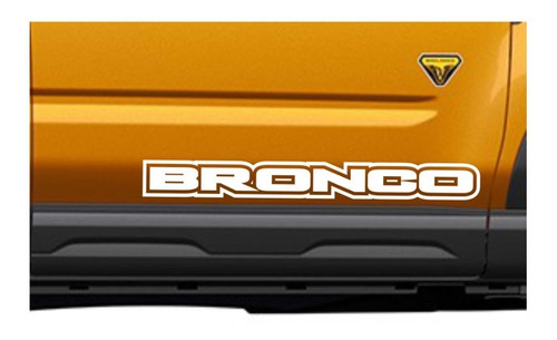 Sticker Bronco Costados De Puertas Compatible Con Bronco