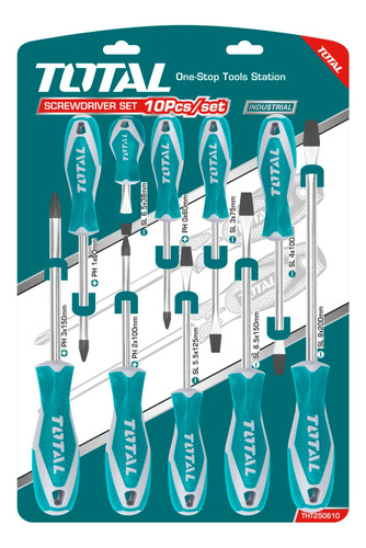 Juego De Destornilladores Set De 10pzas Total