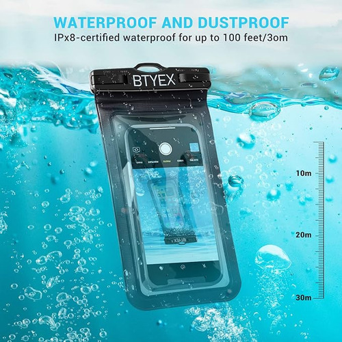 Y Bolsa De Teléfono Impermeable Transparente Para Nadar