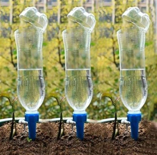 A A Riego Por Goteo De 8 Piezas For Plantas De Botellas For