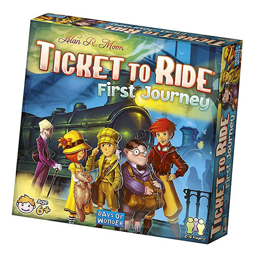 Juego De Mesa Ticket To Ride First Journey | Juego De Estrat