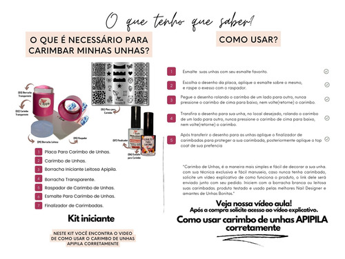Kit Placa Carimbos De Decoração Unhas Apipila Animal Print