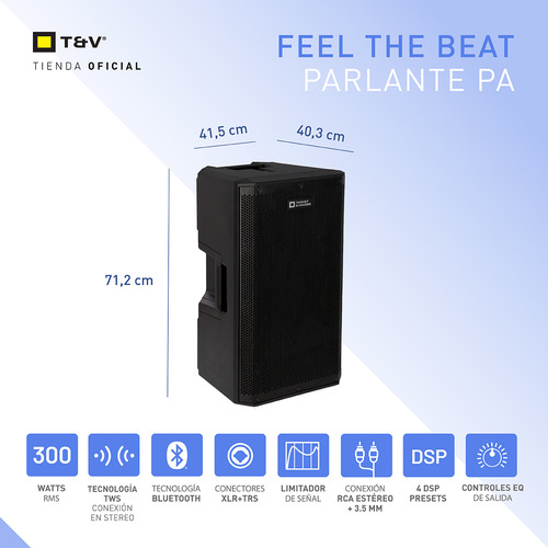 Sistema De Sonido Completo Para Eventos Y Conciertos En Vivo Color Negro