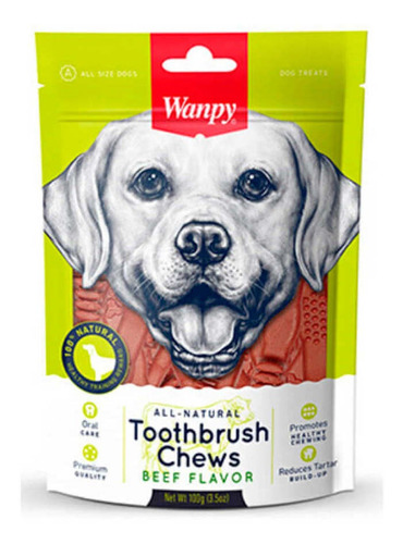 Snacks Para Perros Wanpy Toothbrush Carne