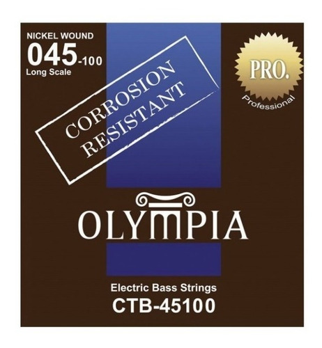 Encordado Para Bajo 4 Cuerdas Olympia Ctb45100