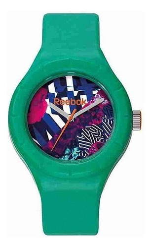 Reloj Reebok Mujer Rf-twf-l2-ptpt-xx /relojería Violeta Color de la correa Verde