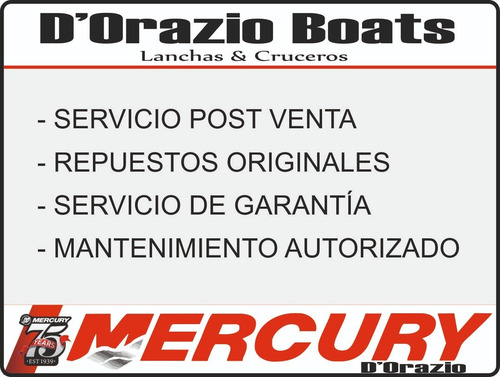 Motor Fuera De Borda Mercury 40 Hp 2 Tiempos 3 Cil Electrico