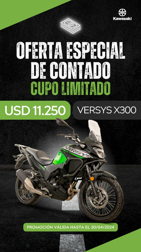 Kawasaki Versys300 2024 Oferta Especial Contadocupo Limitado