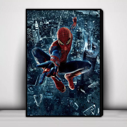 A Pintura De Diamante Spiderman El Hombre Araña 40x60cm Bb