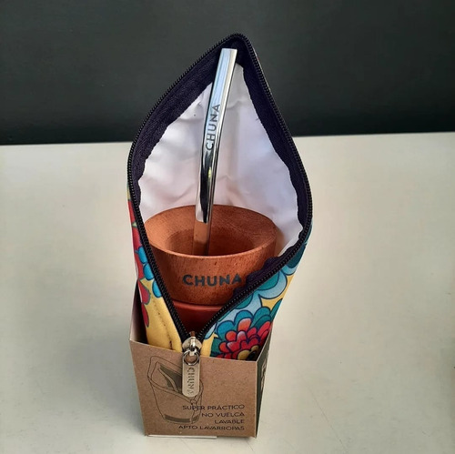 Funda Porta Mate Chuna Matelasse Colores Estampada Balcarce