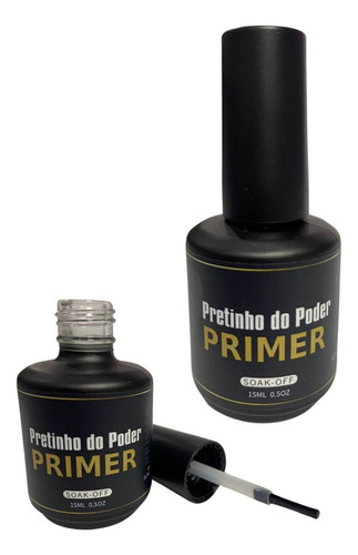Primer Pretinho Do Poder Top Nails 15ml Para Unha Gel