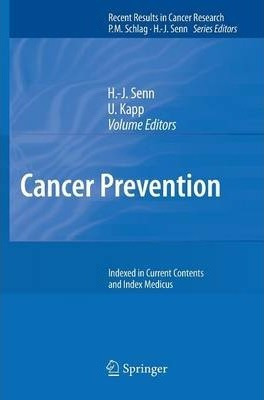 Libro Cancer Prevention - Hans-jorg Senn