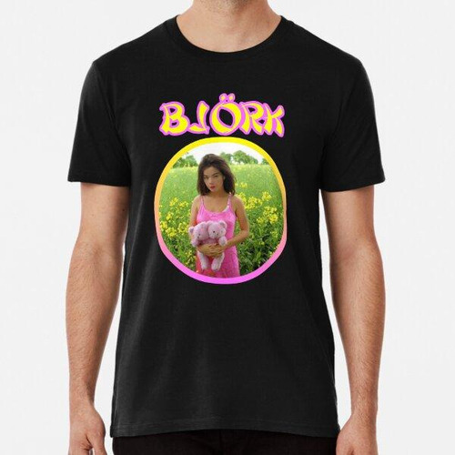 Remera Björk Con Osito De Peluche Algodon Premium