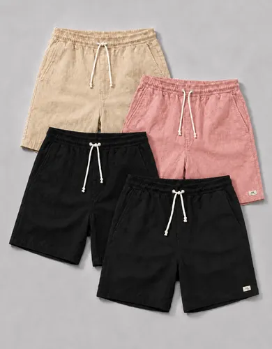 MLB 4964855758 Kit 4 Short Linho Mauricinho Masculino Bermuda Esporte Fino JM