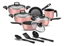 Comprar Jogo De Panelas Antiaderente 9 Peças Teflon Várias Cores -