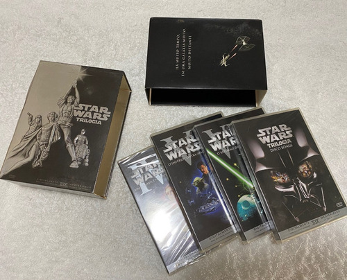 Imagem 1 de 3 de Box Dvd - Star Wars (episódios 4, 5 E 6) + Disco Bonus