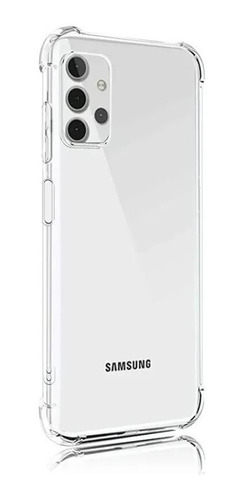 Capa Em Gel Borda Alta Para Galaxy A32 5g - Transparente