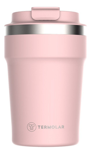 Vaso Térmico Termolar Uniq 380cc Color Rosado Original