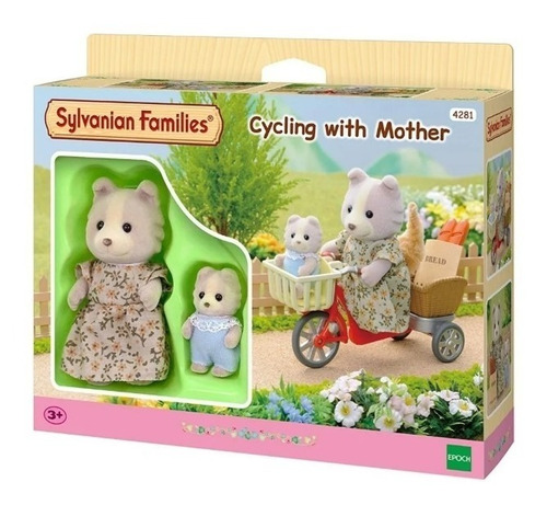 Sylvanian Families Paseo Con Mama Cycling With Mother 4281