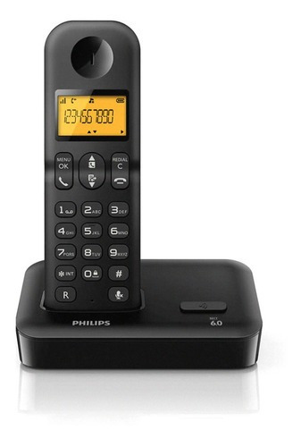 Salida identificadora de llamadas telefónicas inalámbrica Philips D150