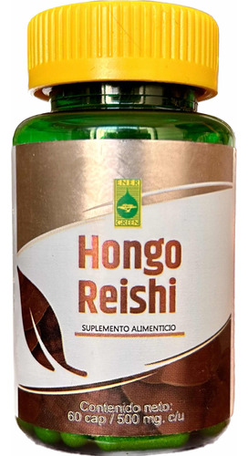 Hongo Reishi Ganoderma 60 Capsulas 500 Mg