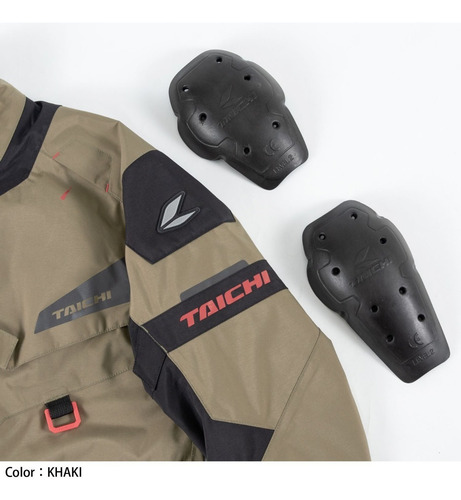 Imagen 6 de 10 de Campera Moto Rs-taichi Kompas Black 4 Estaciones Impermeable