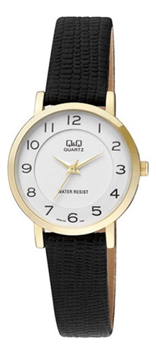 Reloj Q&q Mujer Cuero  Q945j104y Original