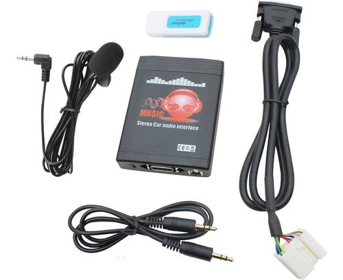 Kit De Coche Bluetooth  Yomikoo Car Aux Usb Estereo Recepto